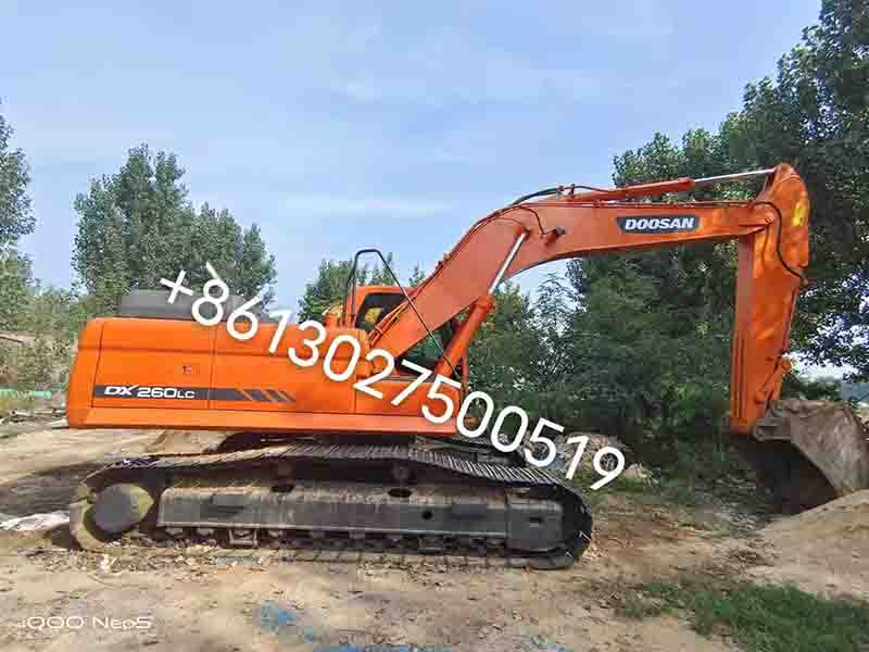 Doosan Dx260 excavator inspection finished